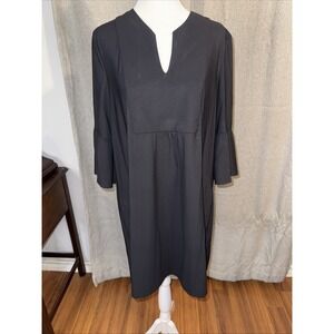 Jude Connolly Kerry Dress Women's Size Small Black Jude Cloth Ruffle Sleeve